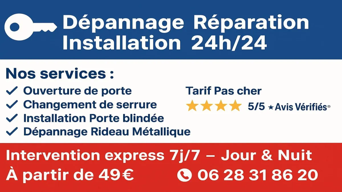 Serrurier Miramas urgence pour ouverture de porte et dépannage serrurerie