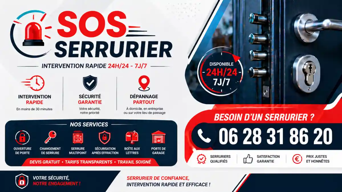Serrurerie à Marseille 13015 dépannage rapide 24h